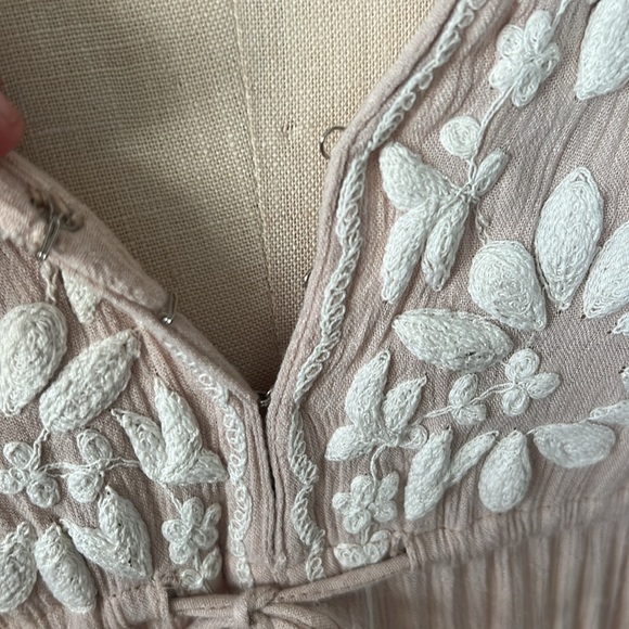 Free people size small pink dress BOHO - Picture 3 of 8